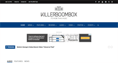 Desktop Screenshot of killerboombox.com