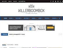 Tablet Screenshot of killerboombox.com